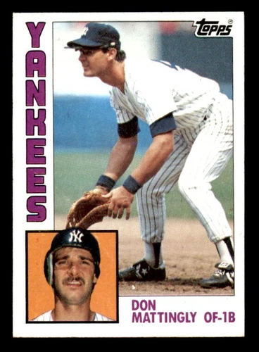 1984 Topps #8 Don Mattingly Yankees Rookie VG+ (Small Corner Crease)