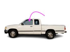 Fits: 1993-1998 Toyota T100 Pickup Driver Side Left Front Door Glass