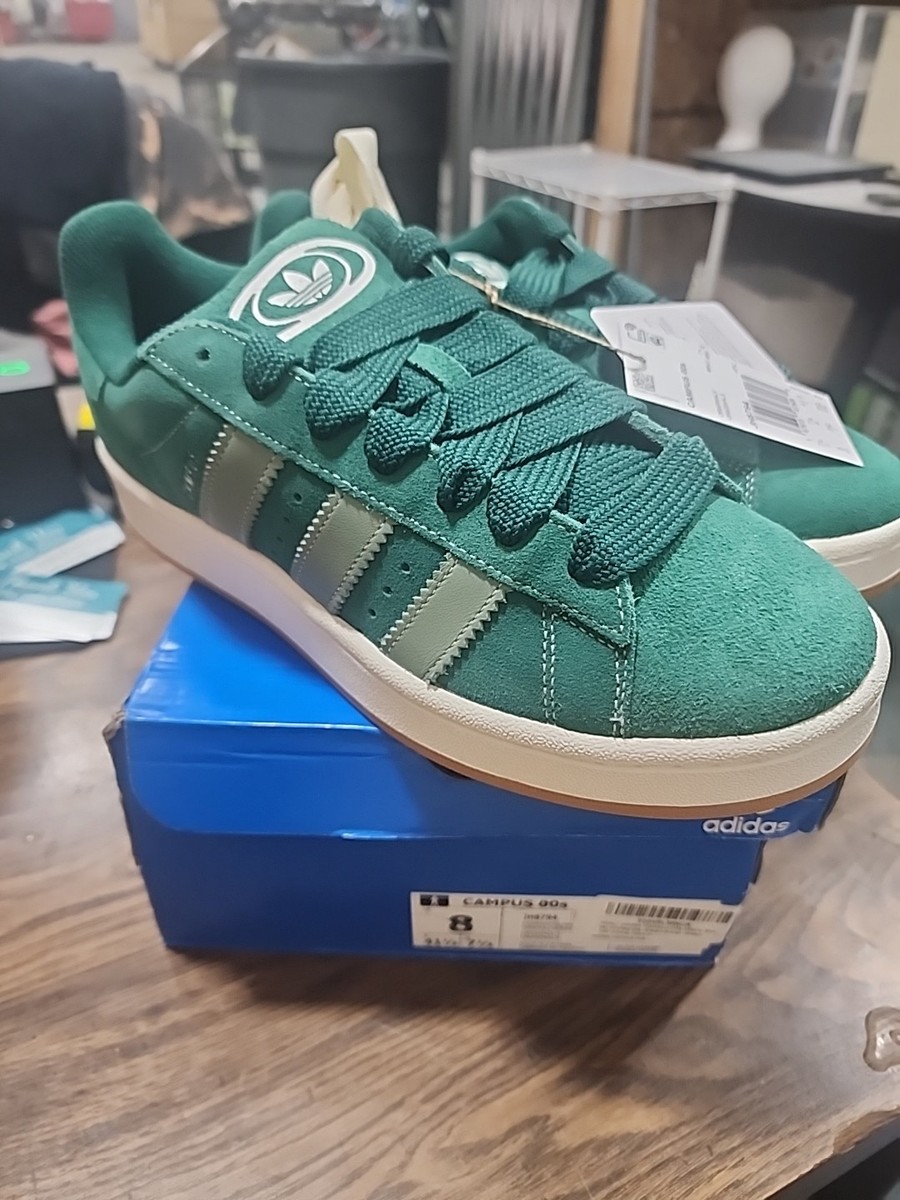 Size 8 - adidas Campus 00s Collegiate Green Silver Green