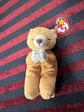 Ty Beanie Baby "Hope" the Praying Bear Rare with Tag Errors Vintage 6”