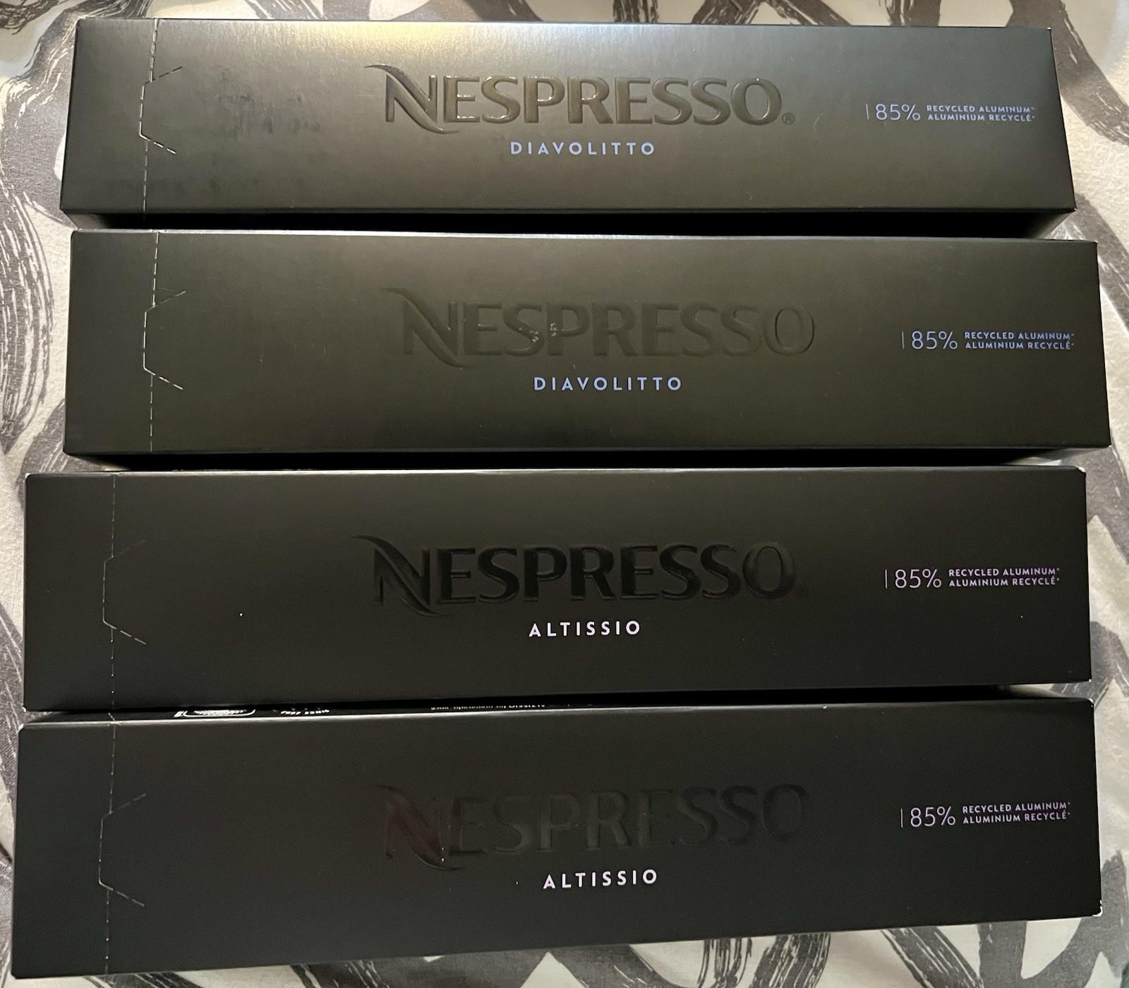 Nespresso  Altissio & Diavolitto   40 Pods Sealed Box 7/31 &