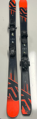 K2 Indy 136cm Junior Skis w/ Marker 4.5 Bindings Youth All Mountain Red Black
