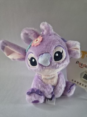 1 x Lavendel ENGEL Plüschtier Stofftier Tasche Clip - Lilo and Stitch - OFFIZIELL DISNEY
