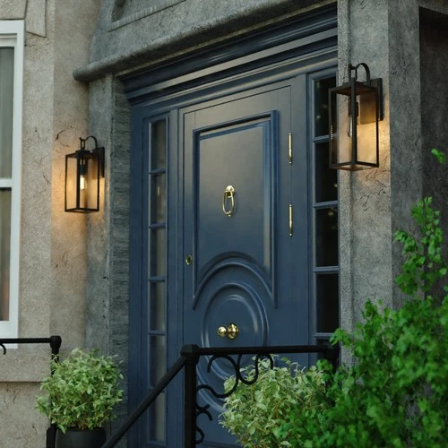 Vaxcel Lighting T0745 Clinton 18" Tall Outdoor Wall Sconce - Black - Picture 7 of 10