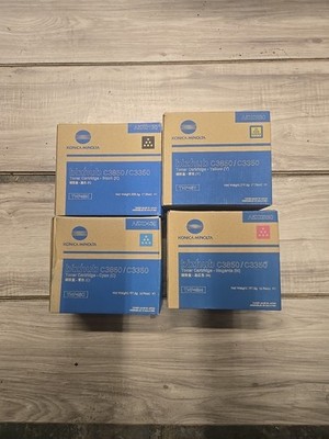 4- Konica Minolta TNP48 Toner Yellow, Magenta ,Cyan ,Black, bizhub C3350 C3850
