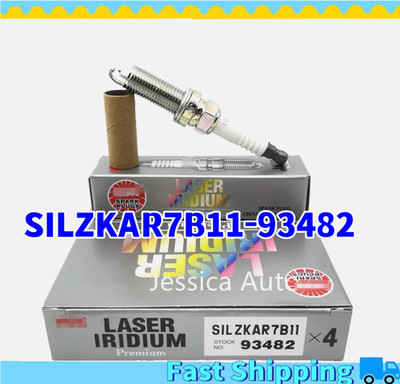 1 Set of 4pcs NGK 93482 Laser Iridium Premium Spark Plug SILZKAR7B11