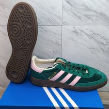 adidas Handball Spezial Collegiate Green Pink Velvet Women's Size 9.5 JI2648