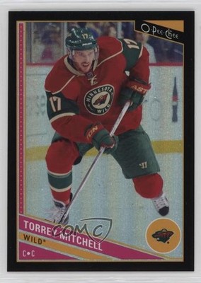 2013-14 O-Pee-Chee Black Rainbow Foil 25/100 Torrey Mitchell #224 z7j