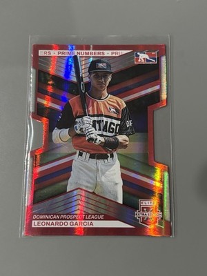 Leonardo Garcia 2023 Elite Extra Edition Prime Numbers Die Cut #183 /200 DPL