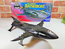 1992 KENNER DC COMICS ALL TERRAIN BATSKIBOAT - COMPLETE W/ 2 MISSILES, BOX & FIG