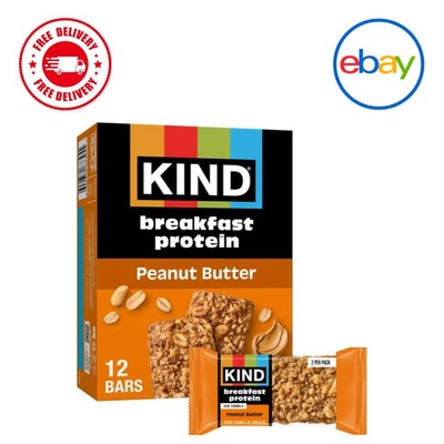 KIND Breakfast Bars Peanut Butter Gluten Free 12 Bars