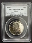 2003 S 50C Silver Kennedy Half Dollar PCGS Certified PR69 Deep Cameo