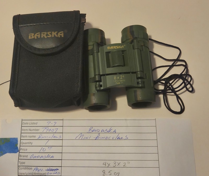 Baraska Mini binoculars w/ case