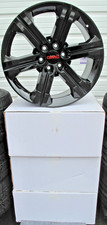 22 New Gmc Yukon Sierra Suv Factory Style Gloss Black Set Of 4 Wheels 5667