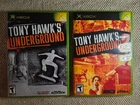 Tony Hawk's Underground 1 & 2 (Microsoft Xbox Video Game Lot) TESTED