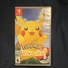 Nintendo Pokémon: Let's Go, Pikachu! (Switch, 2018) Case & Cartridge