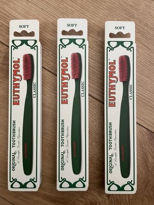 Euthymol Classic Long Original Zahnbürste - weich - 3er Pack