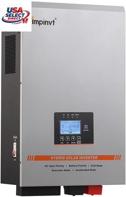 6000W Solar Inverter 48V DC to 120V/240V AC with MPPT Controller