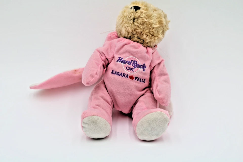 RARO 2001 PINK EASTER BUNNY HARD ROCK CAFÉ HERRINGTON'S TEDDY BEAR TBC FUKUOKA Foto 4 de 4