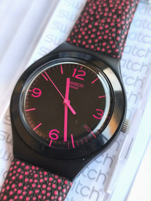 SWATCH+IRONY BIG+YGB4005 PINK DROPS+NEU/NEW
