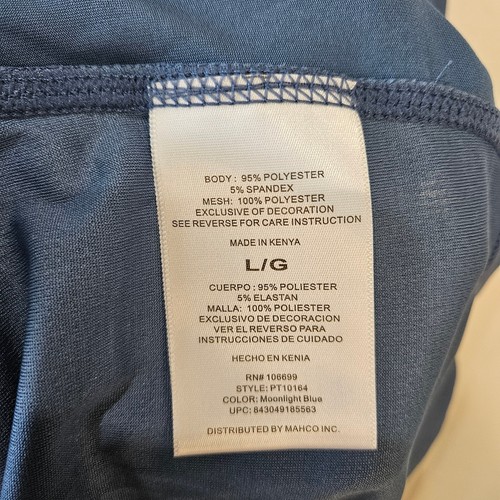 Habit Men's Hidden Cove Hooded Long Sleeve Shirt Blue Size Large - Picture 5 of 10