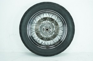 03 Harley Sportster XL1200 Custom OEM Front Wheel Rim Tire Spoked 130/90-16 16"