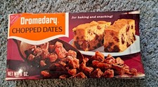 Vintage Nabsico Dromedary Chopped Dates NOS Package 8 Oz.