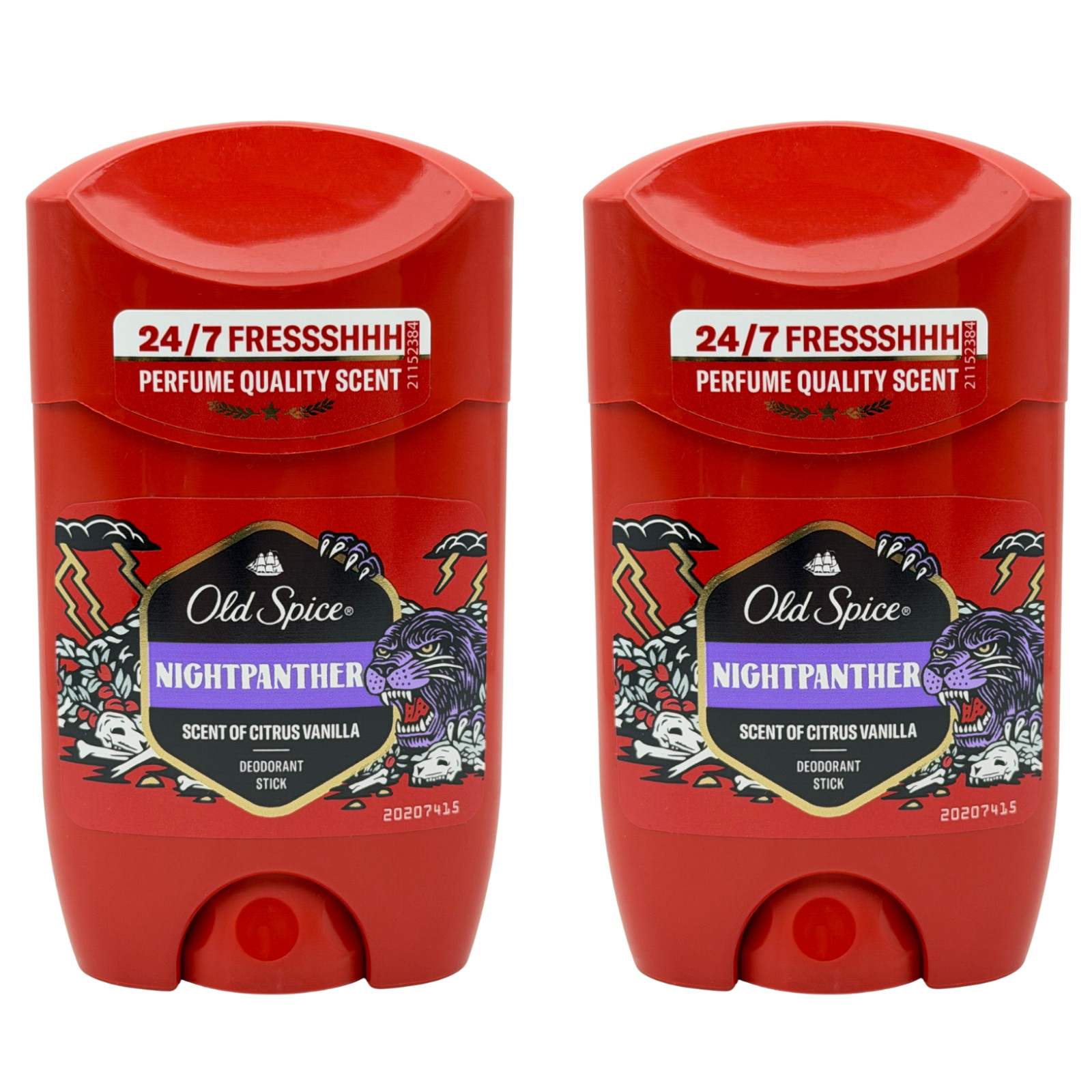 Old Spice Night Panther Deodorant Stick For Men 50 Ml, 48H Fresh, 0% Aluminium Salts, Anti-White Marks And Yellow Stains X6 - Image 4