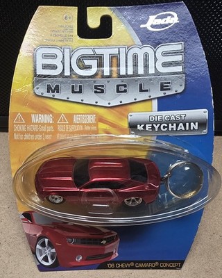 JADA TOYS 1:64 KEYCHAIN 2006 CHEVY CAMARO CONCEPT RED ~ NEW IN PACKAGE Read Desc