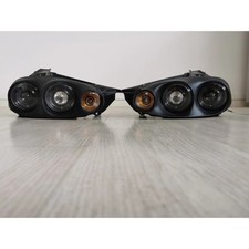 Euro Morette dual round projector headlights Mazda MX-5 Miata NB LHD Dark OEM