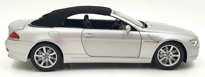 京商 1/18 BMW 645Ci Cabriolet Kyosho 1/18 Scale Diecast 08702S - BMW 645Ci Cabriolet - Silver | eBay