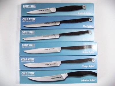 Cold Steel The Spike Scottish Spike Tanto Bowie Tokyo Scimitar Knife Set