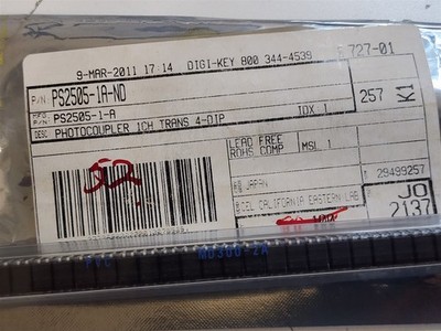 PS2501-1A CEL OPTOISOLATOR 5KV 1CH TRANS 4-DIP ROHS 12 PIECES