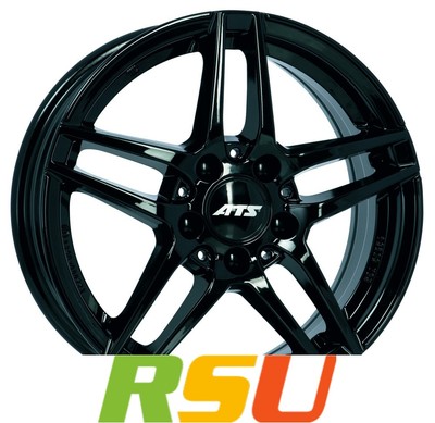 ATS Mizar diamant-schwarz 8x19'' ET43 LK5 112 ML 66.5 Alufelgen 19 Zoll