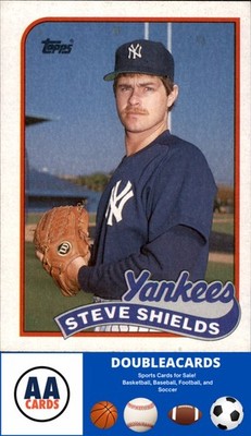 1989 Topps #484 Steve Shields  New York Yankees