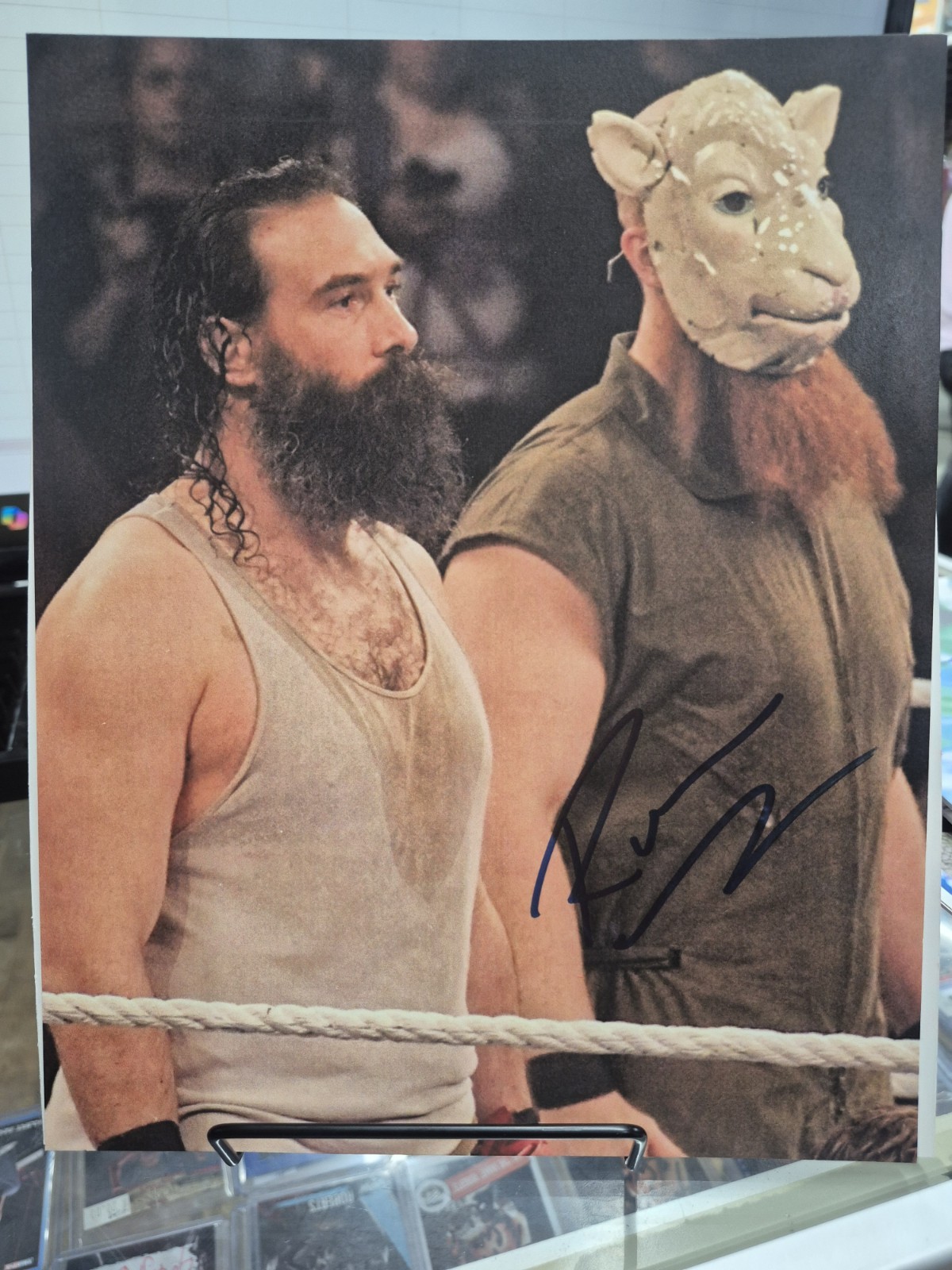 Erick Rowan Signed 8x10 Print Auto 