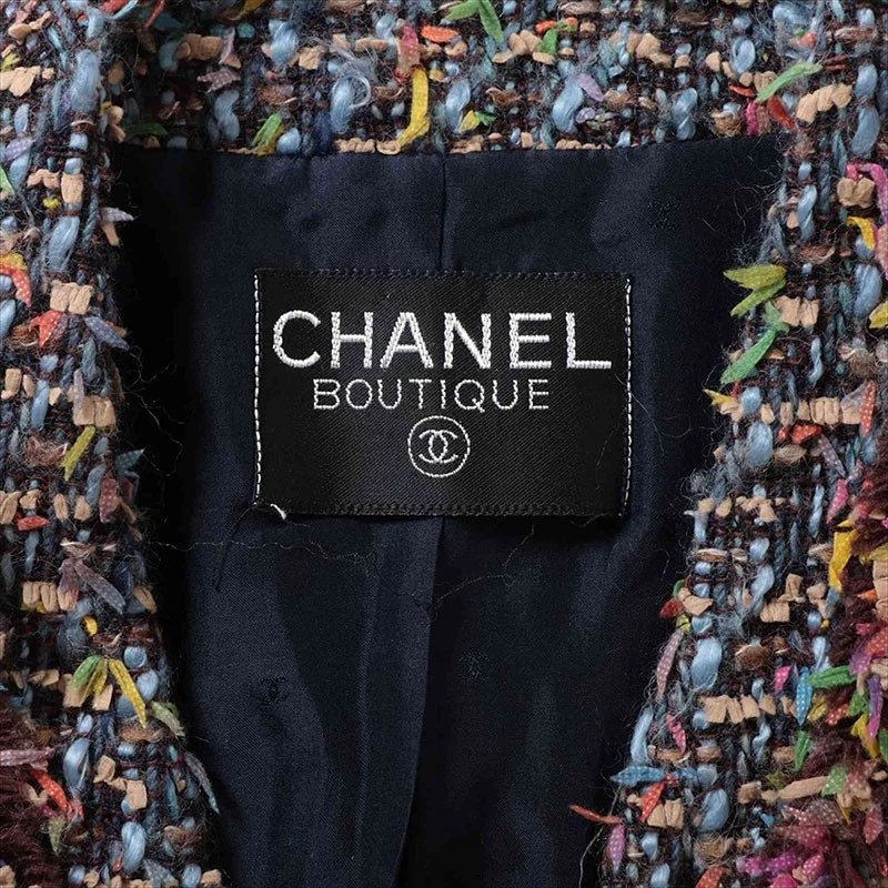 Giacca CHANEL COCO in tweed con bottoni multicolore WS15118