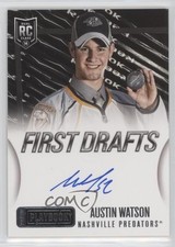 2013-14 Panini Playbook First Drafts Signatures Austin Watson #FD-AW Auto 8ec