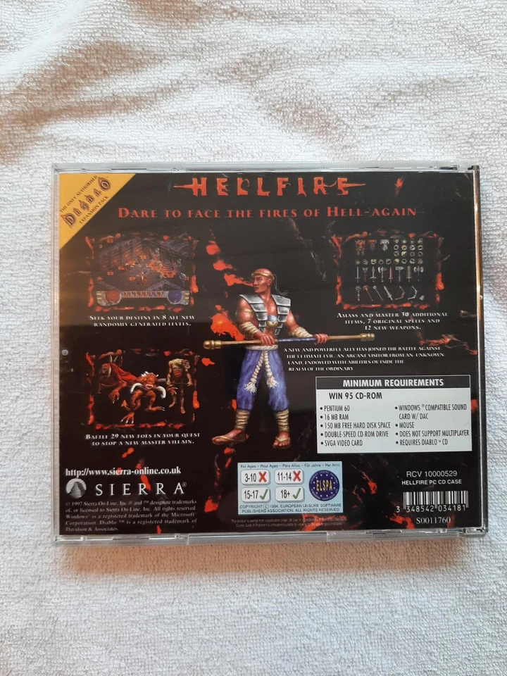 Diablo: Hellfire - Single Player Expansion Pack (PC CD-ROM, 1997) - Image 2 of 4