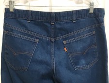 Vintage Levi  s 645 Orange Tab Jeans Men's Size 36x28 Bootcut Date 3 85 -Details