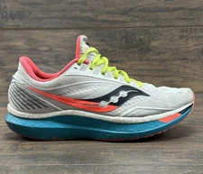 Saucony Shoes Mens 11 Endorphin Speed White Athletic Running PROMO Sneakers