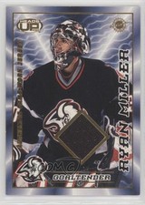 2003-04 Pacific Heads Up Authentic Game-Worn Jersey 346/1200 Ryan Miller #5 n1u