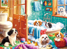 300 Piece Vibrant Colors Jigsaw Puzzle for Adults Kidz 20.5 x 15 Inch Art Set