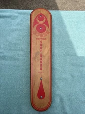 Vintage ZIPEES Wood Sidewalk Surfboard Skateboard Olympic M371 Metal Wheels