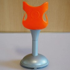 Mattel Barbie Stuhl Orange Silber Puppenmöbel Zubehör ca. 15 cm Vintage Sessel