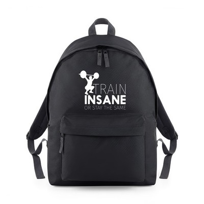 Train Insane Or Remain The Same Workout Gym Backpack Rucksack Studientasche
