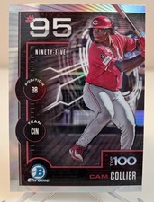 Cam Collier 2025 Bowman Chrome Scouts *Top 100 #95* Cincinnati Reds 3B Pristine!