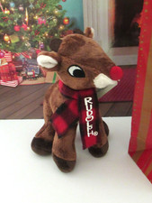 Christmas 8" Plush Rudolph the Red Nosed Reindeer Collectible NWT