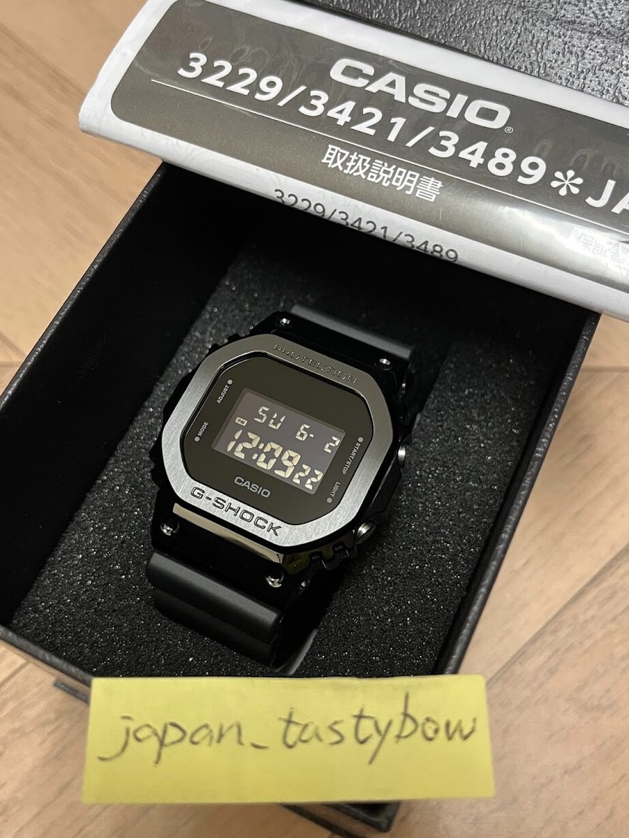 【CASIO】G-shock GM-5600B-1JF CASIO G-SHOCK GM-5600B-1JF Metal Bezel Digital Watch Black