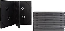  10 DV6R14BK 6-DVD Boxes Six Multi Cases Box Set Overlap Tray 14mm Black Disc